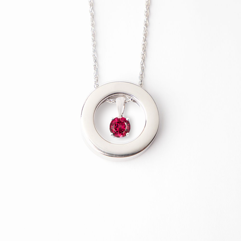 Circle of Life Cremation Pendant - Lotus