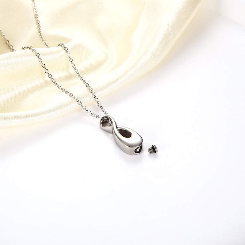 Infinity Loop Pendant - Lotus