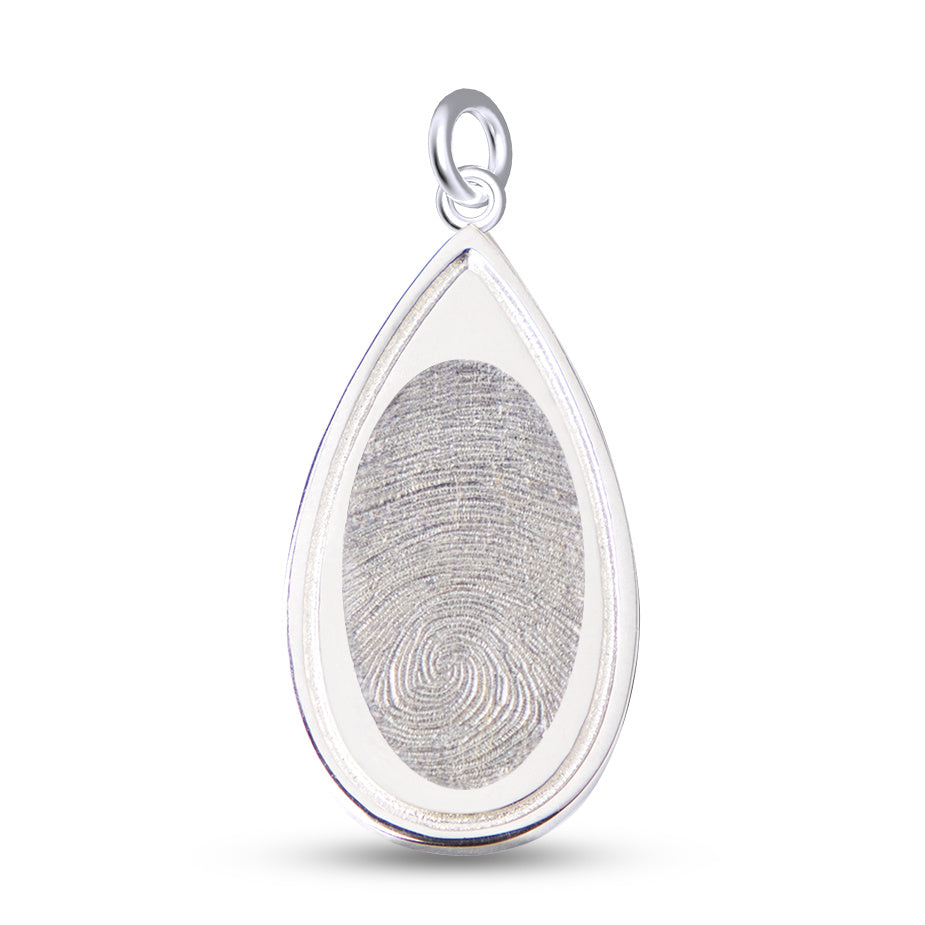 Teardrop Fingerprint Pendant - Endswell