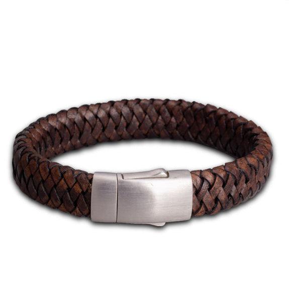 Embrace Remembrance Leather Bracelet - Funeralwise