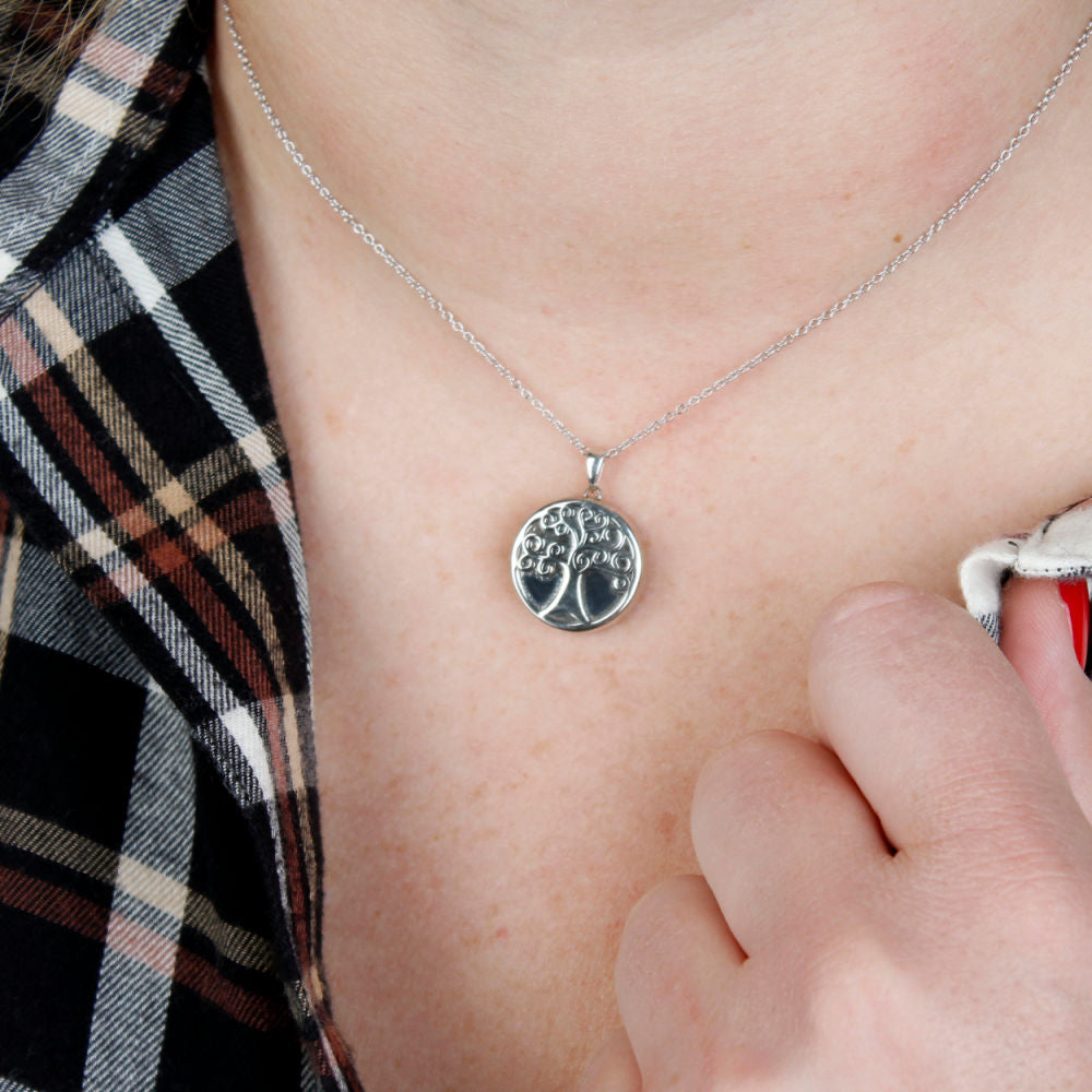 Tree of Life Cremation Pendant - Natural Grace