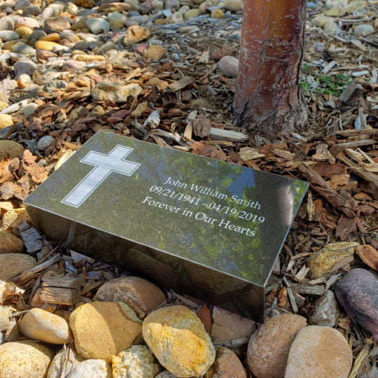 Granite Memorial Stone - Be a Tree Cremation